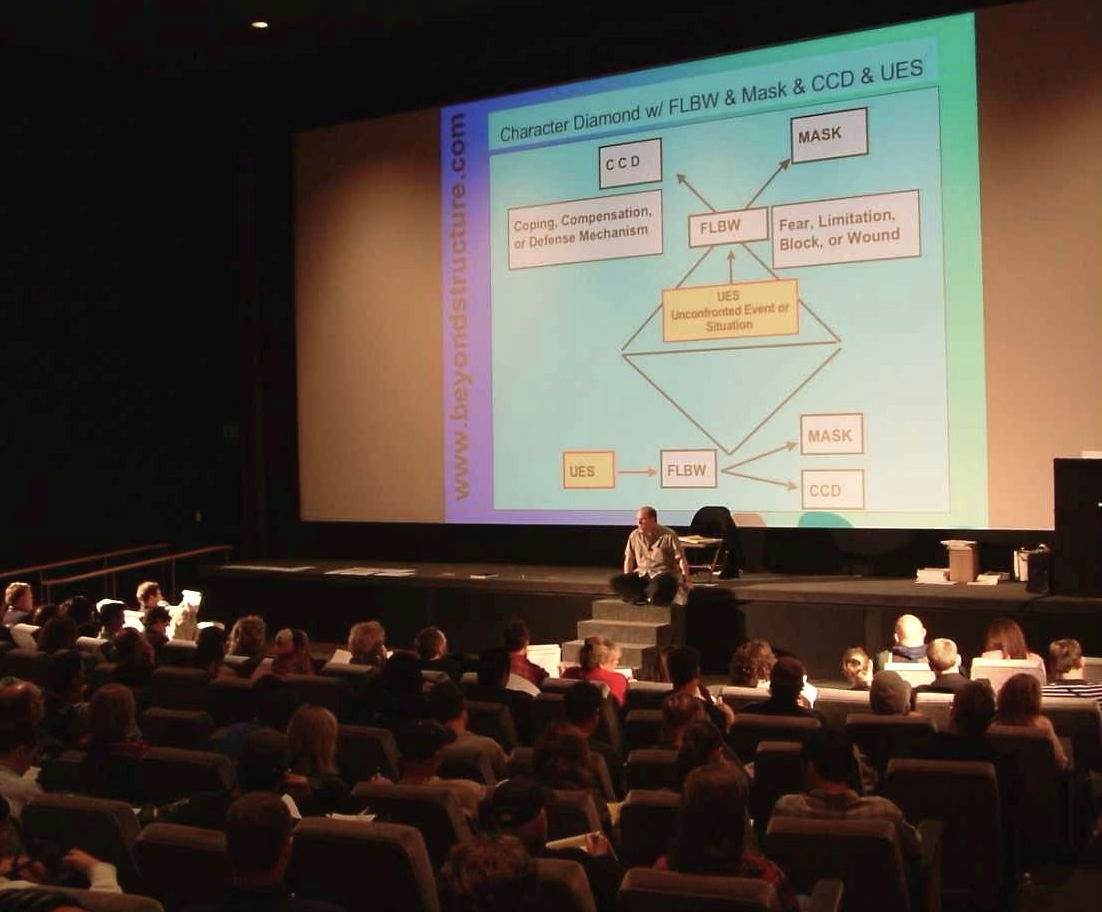 David Teaching Emotioneering Techniques At Universal Pictures